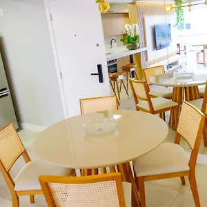  Apartamento Essence Life Com Vista Mar, Completo Com 2 Quartos Em Clube A 100 Metros Da Do Campeche,